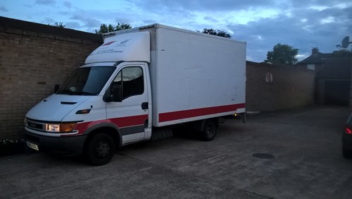 Sheffield man with - man, van