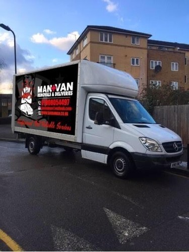Man with luton van removals - with, a
